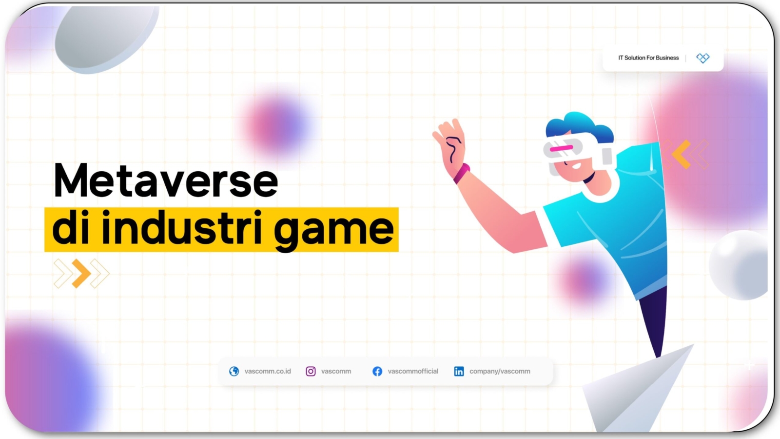 Metaverse di industri game